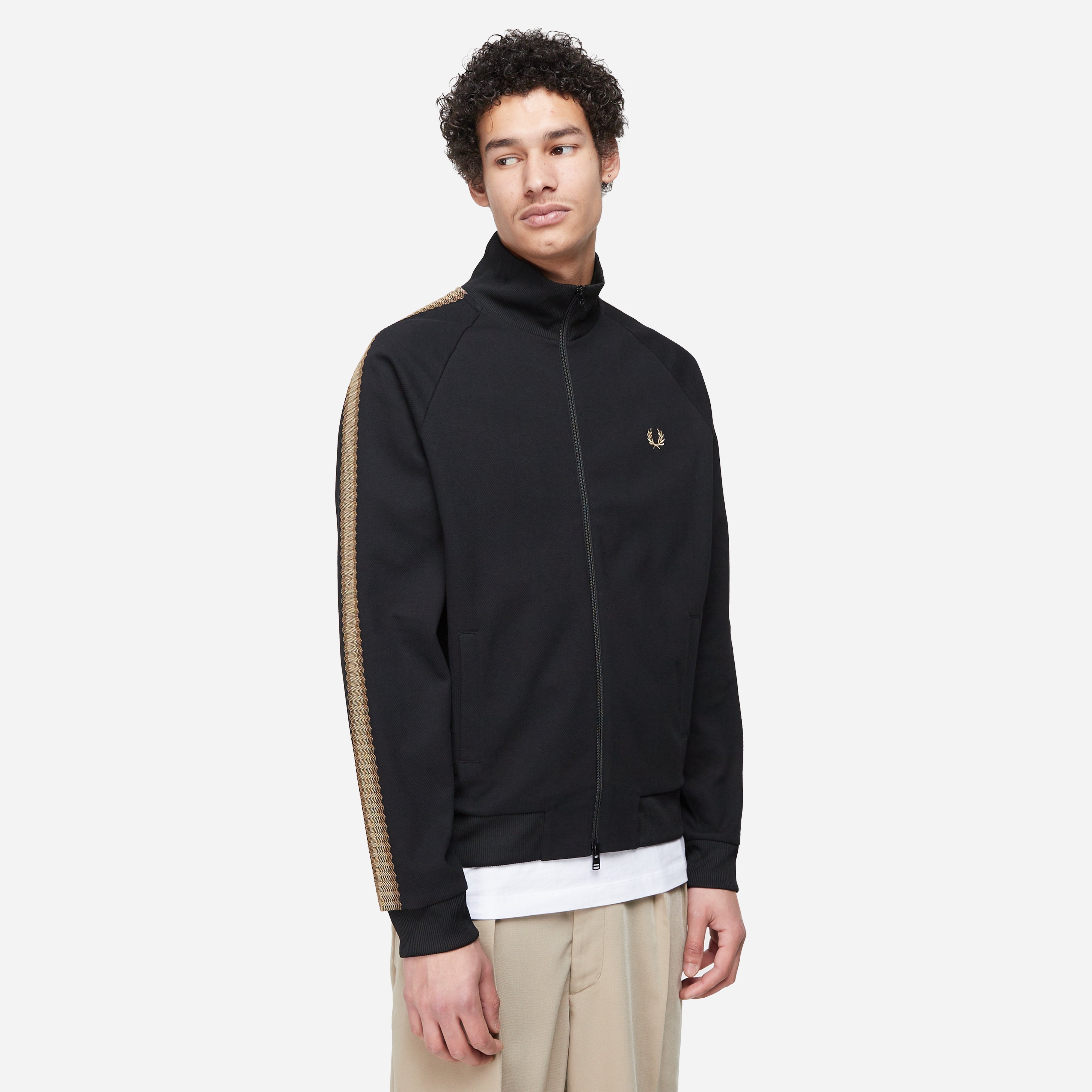 Fred Perry Crochet Taped Track Jacket - 1