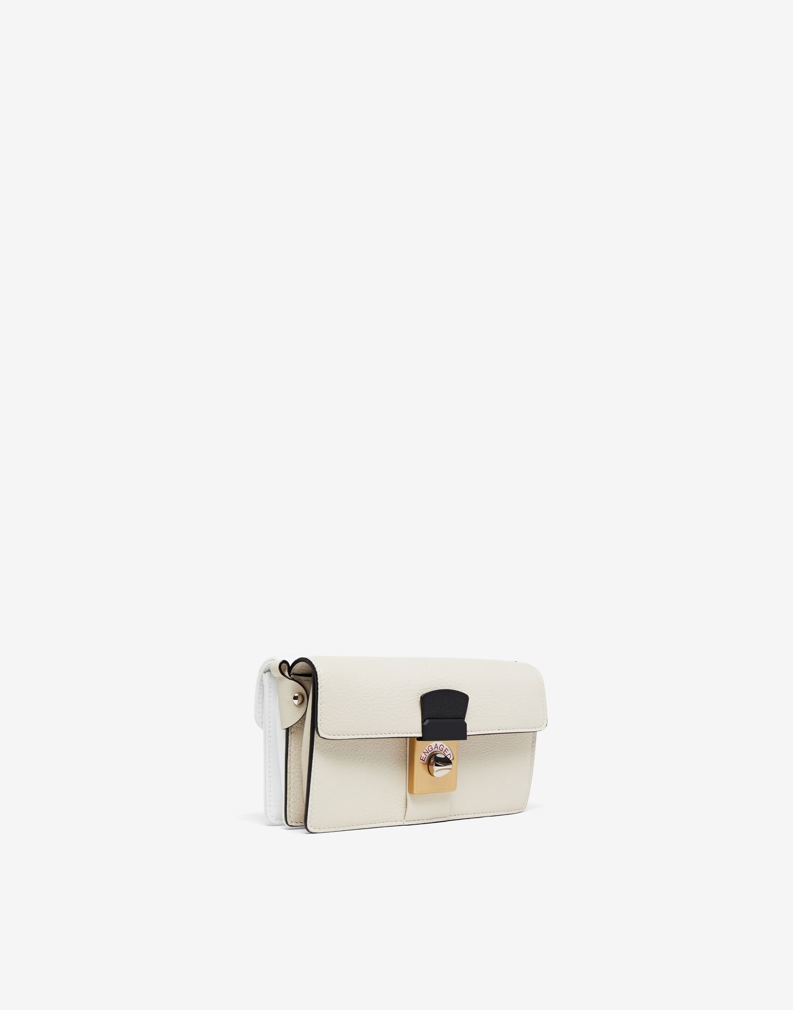 New Lock mini double flap clutch bag - 2