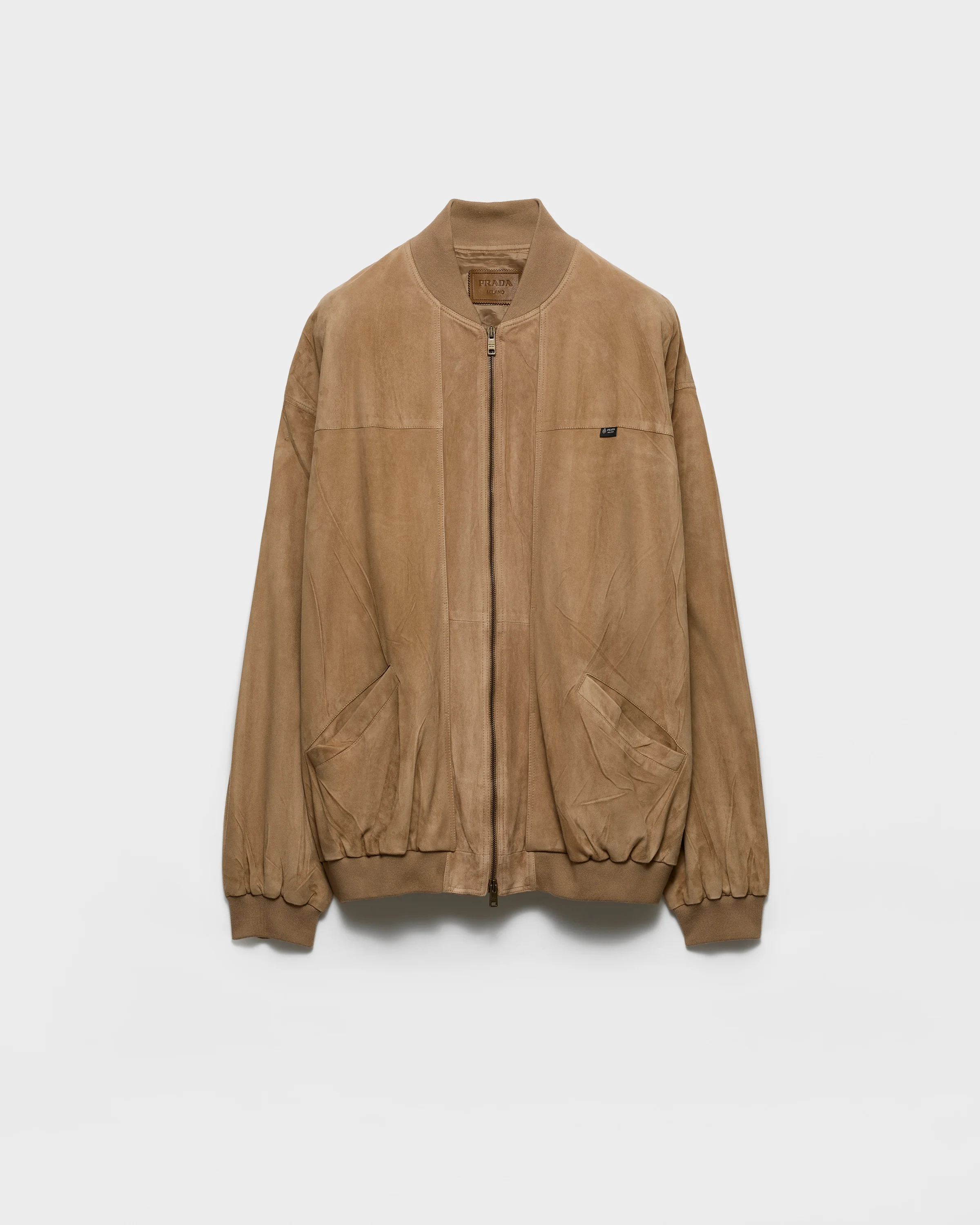 Suede bomber jacket - 1