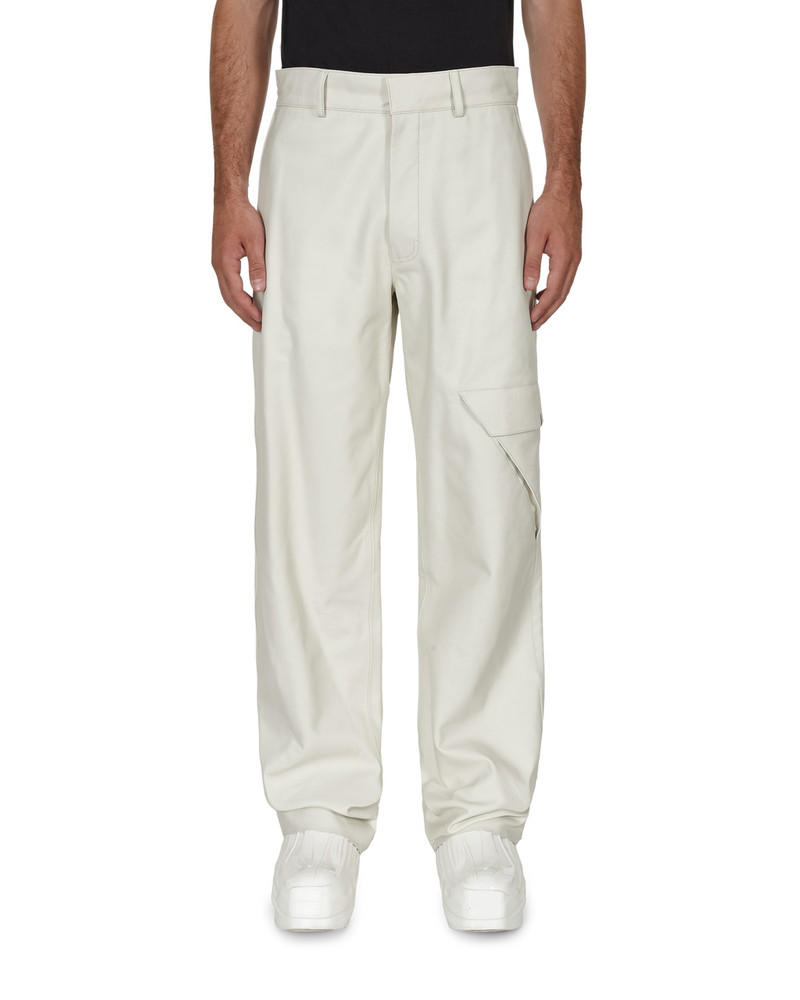 CARGO POCKET LEATHER PANT 2