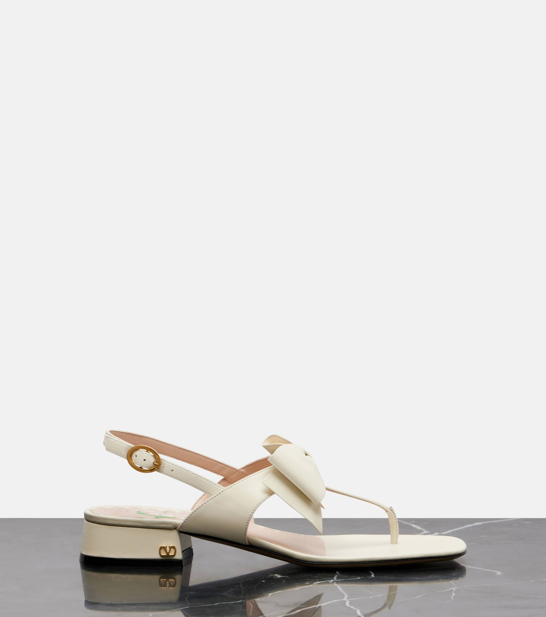 Bowow 25 leather thong sandals - 4
