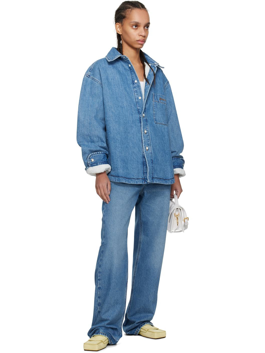 Blue 'The straight de-Nîmes' Jeans - 4