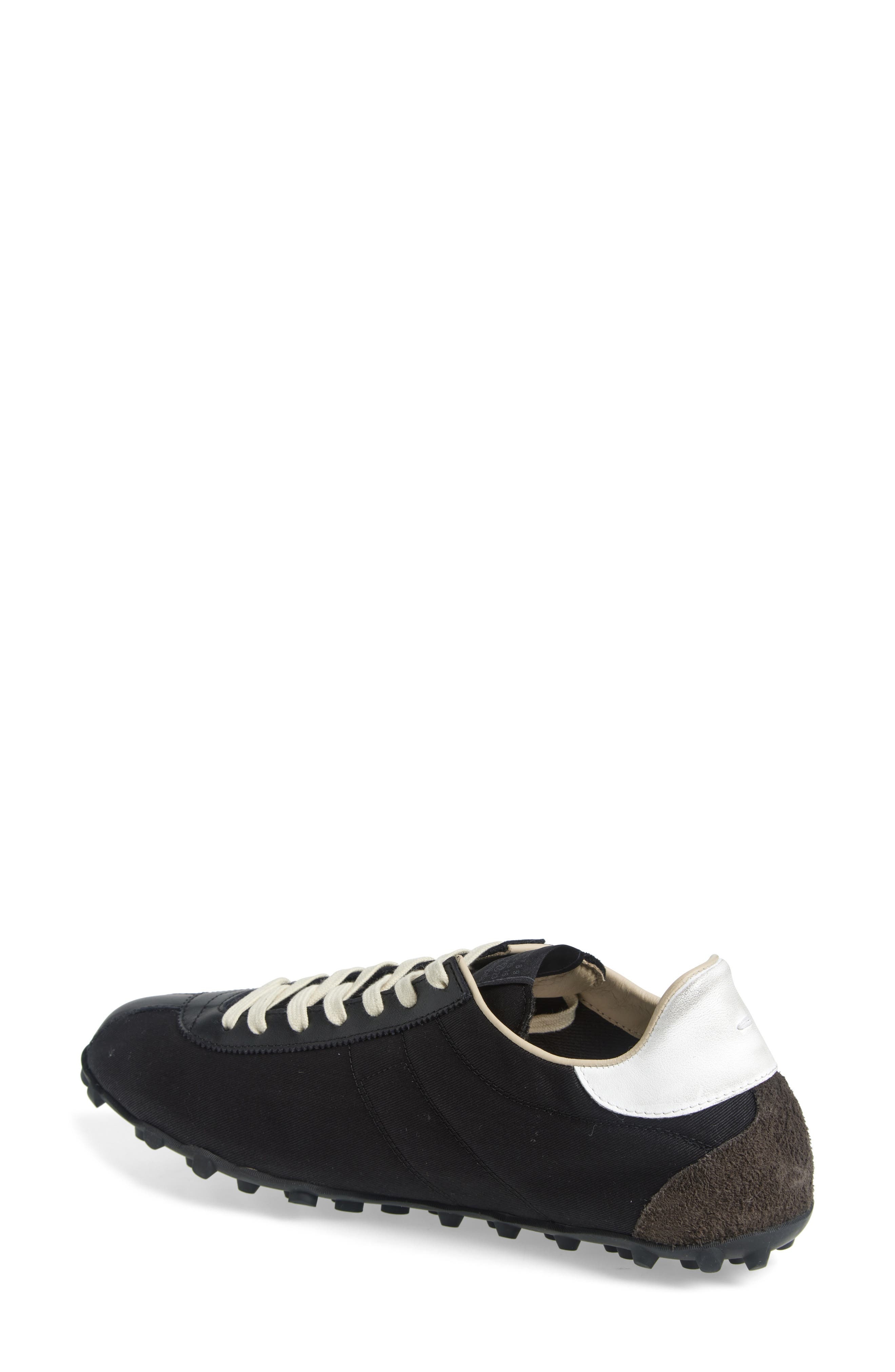Maison Margiela Sprinter Low Top Sneaker in Black/White/Anthracite at Nordstrom - 2
