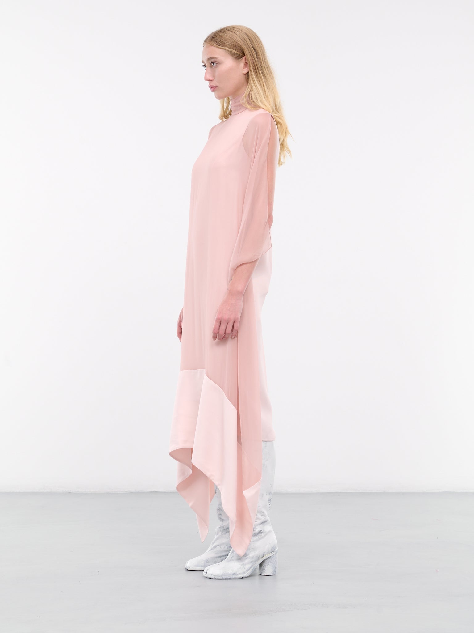 Draped Silk Dress - 2