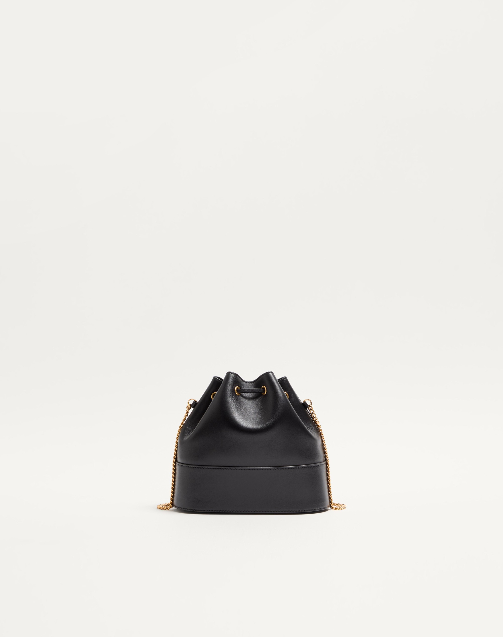 MINI BUCKET BAG IN NAPPA WITH VLOGO SIGNATURE CHAIN - 4