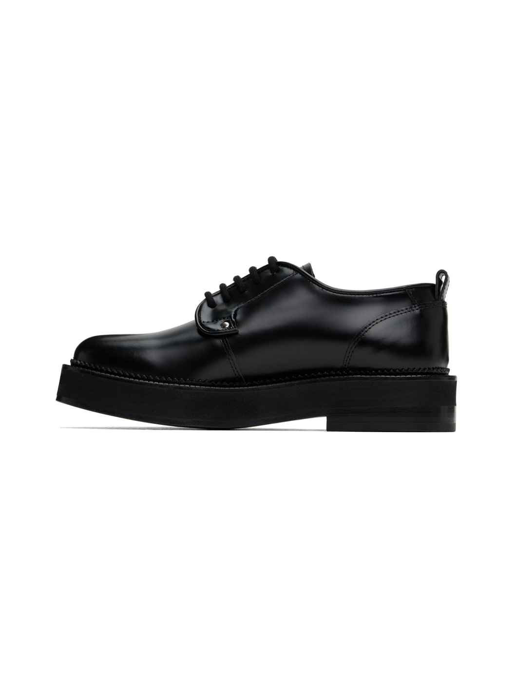 Black Anatomical Toe Derbys - 3