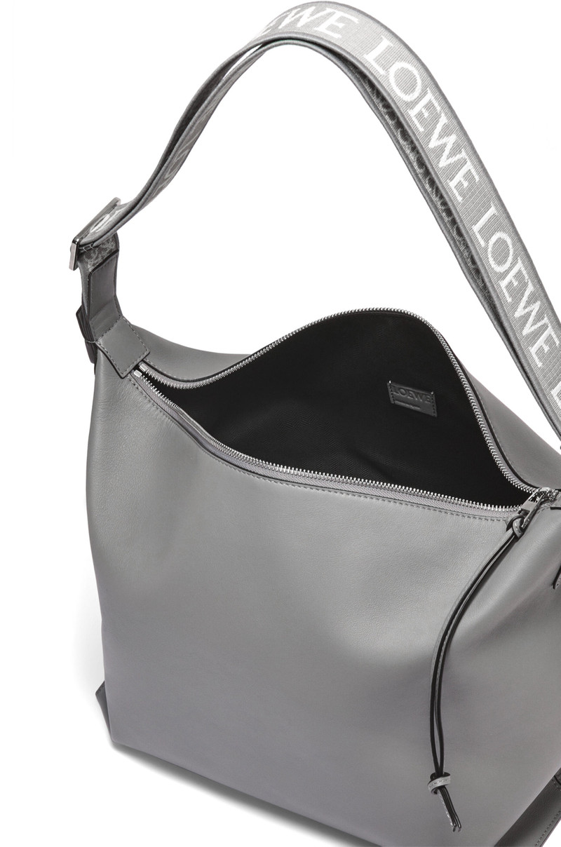 Cubi Crossbody bag in supple smooth calfskin and jacquard 5