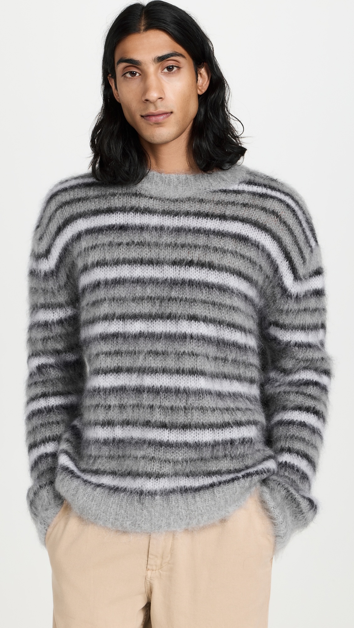 Striped Mohair Sweater - 6