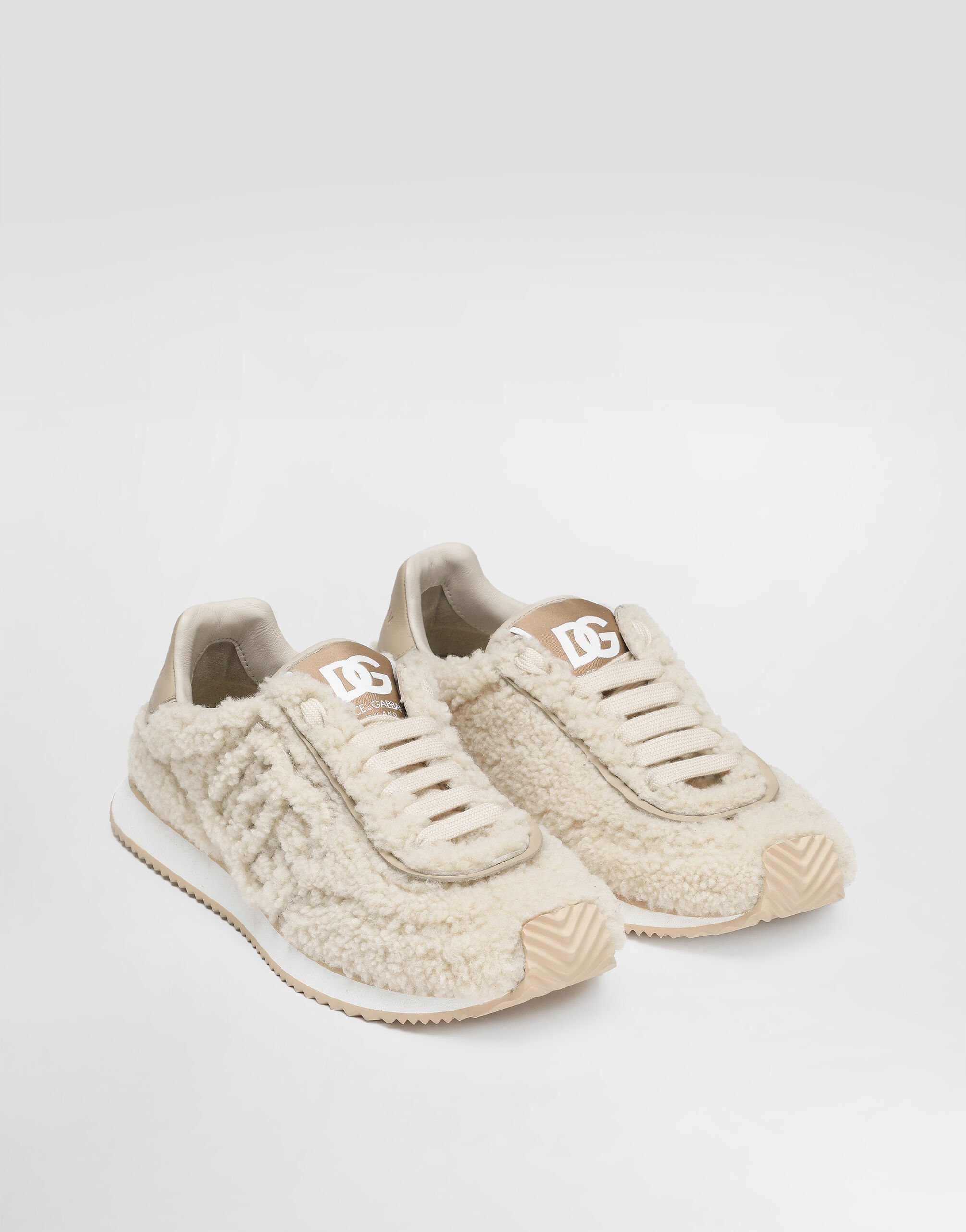 DG Cushion sheepskin sneakers - 2