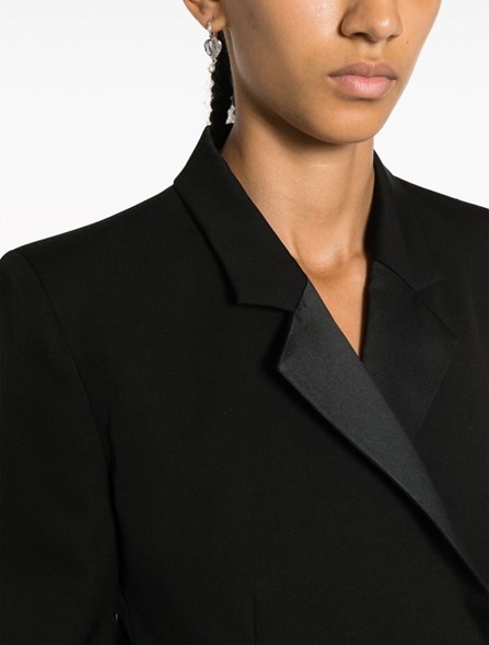 Cropped tuxedo jacket - 3