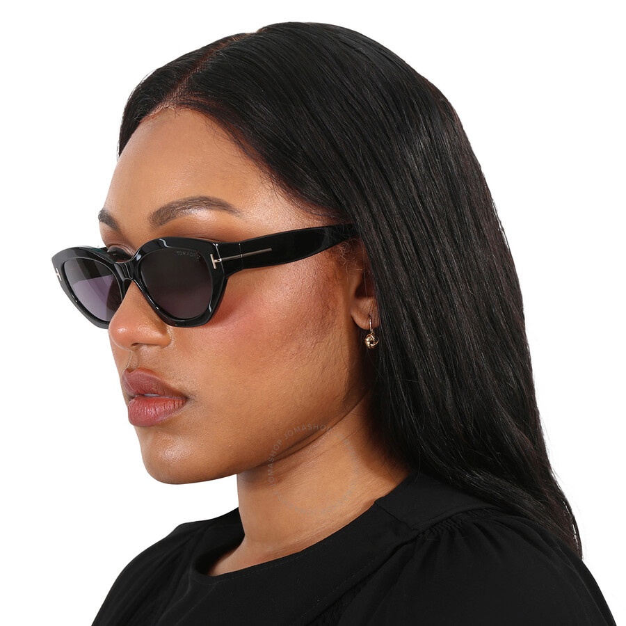 Tom Ford Penny Smoke Cat Eye Ladies Sunglasses FT1086 01A 55 - 2