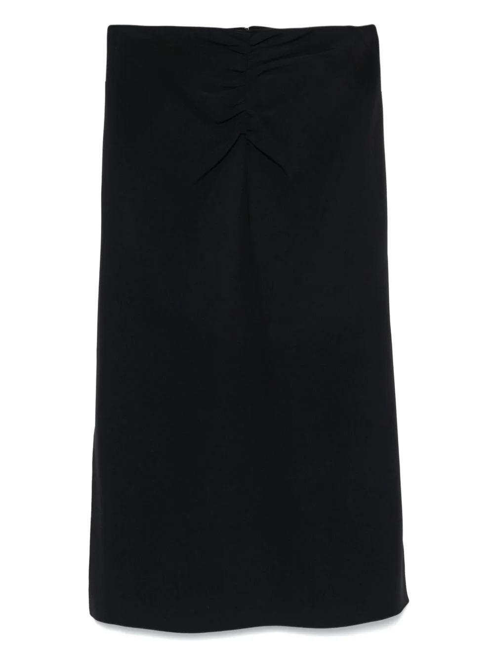 gathered midi skirt - 1