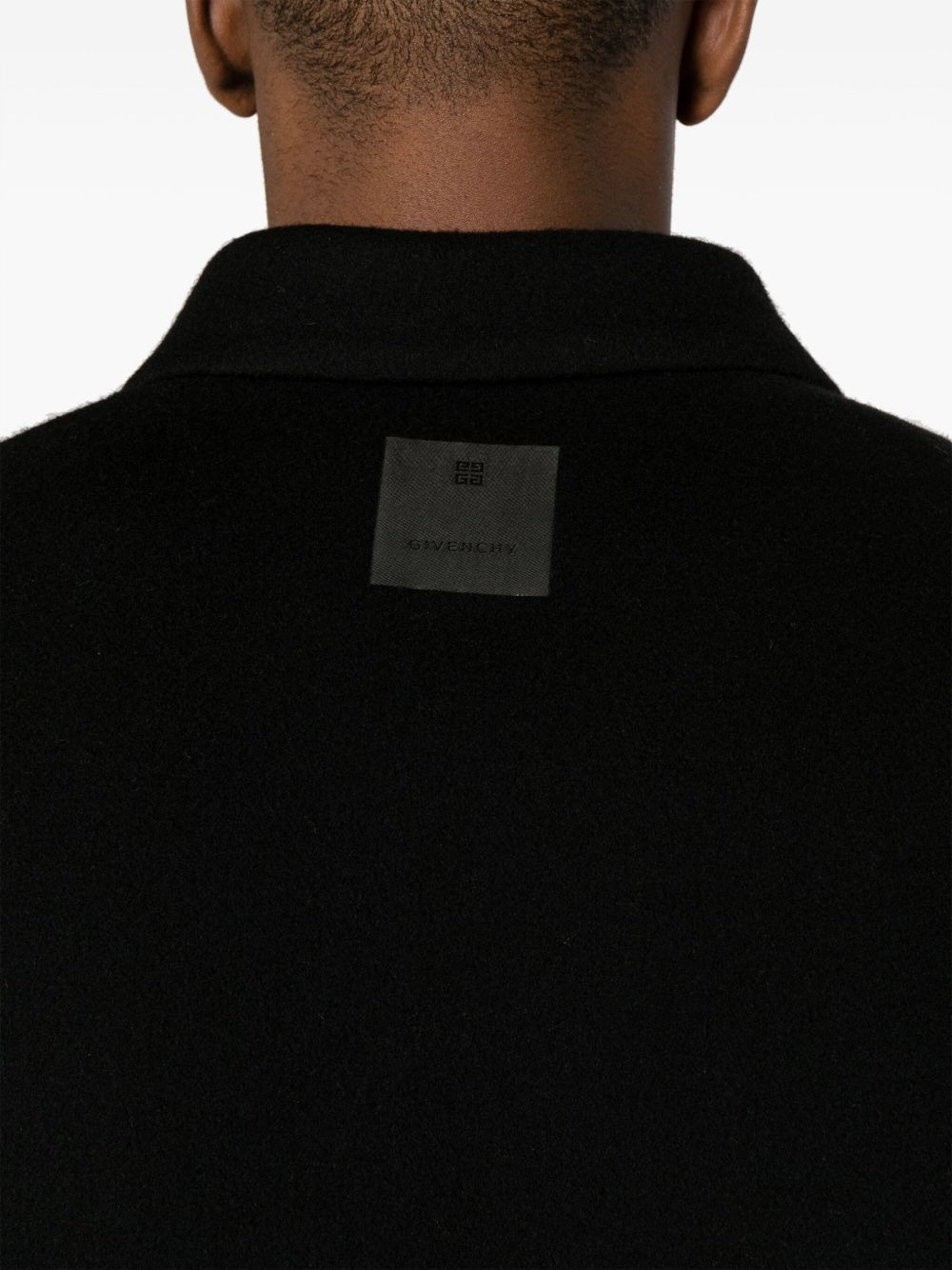 wool-blend shirt jacket - 5