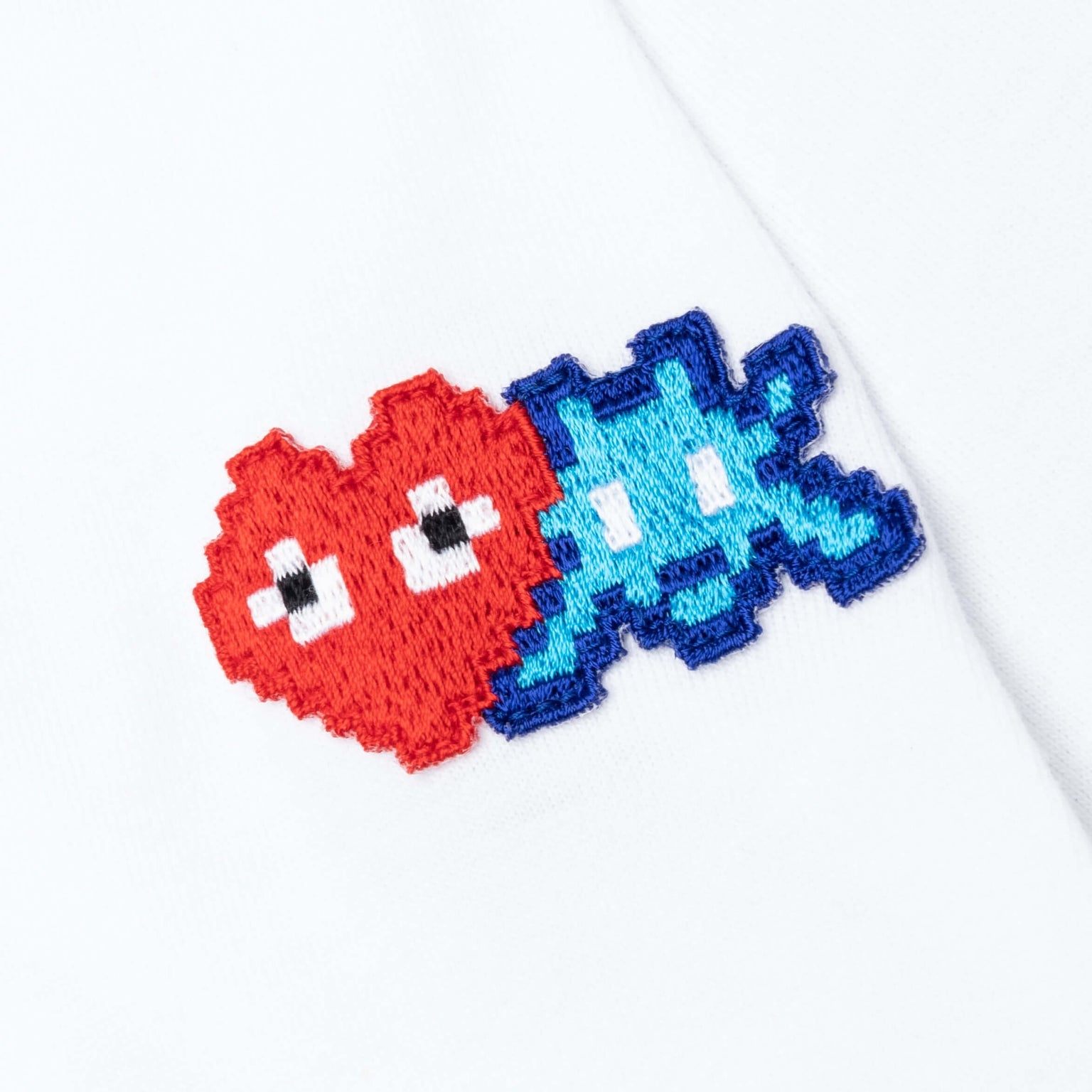 COMME DES GARCONS PLAY X THE ARTIST INVADER L/S TEE - WHITE - 3