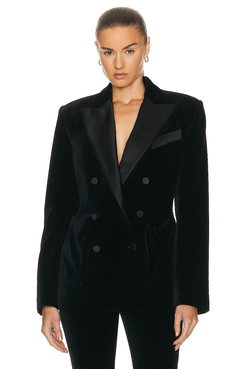 Velvet Tuxedo Relaxed Fit Jacket - 1