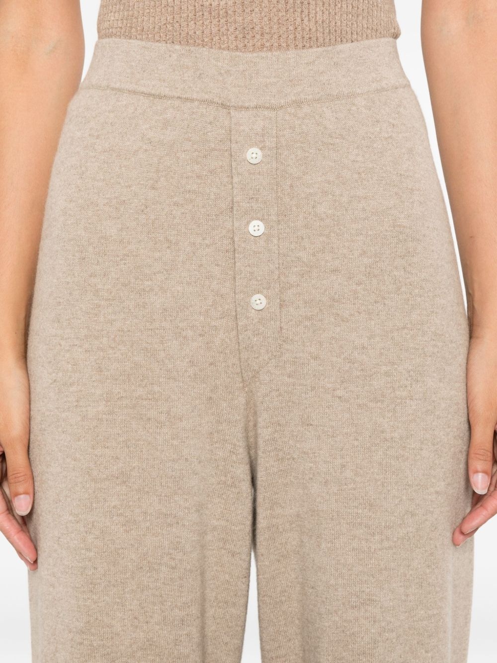 cashmere straight-leg trousers - 5