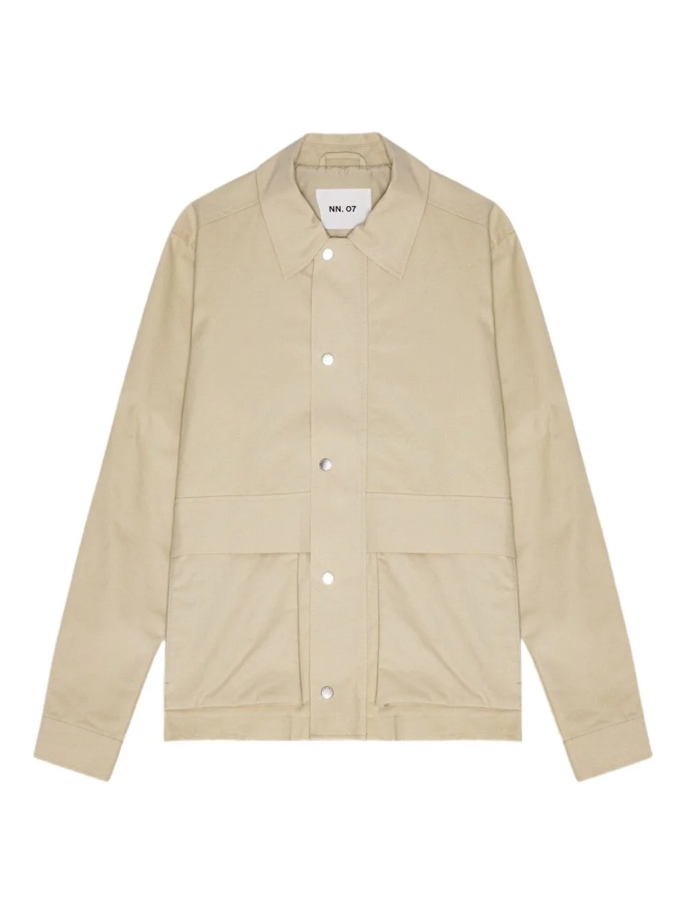 Paulo press-stud overshirt - 1