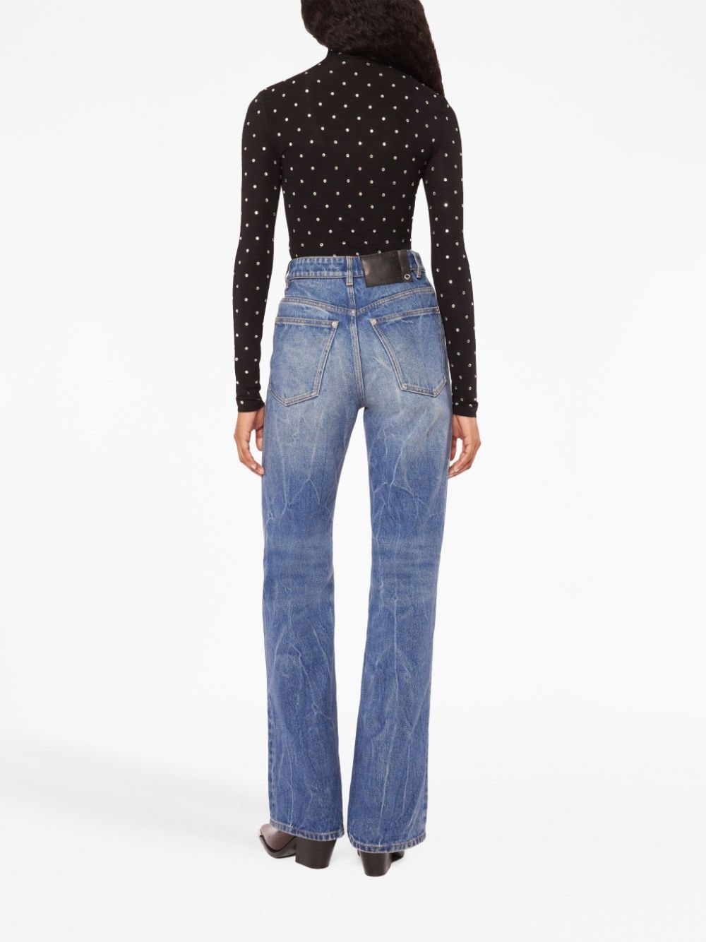 Disc flared jeans - 3