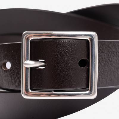 Iron Heart OGL Single Prong 1.1" Scout Leather Belt - Brown outlook