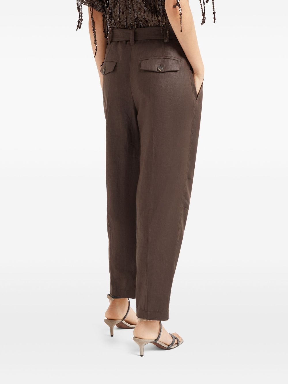 belted trousers - 4