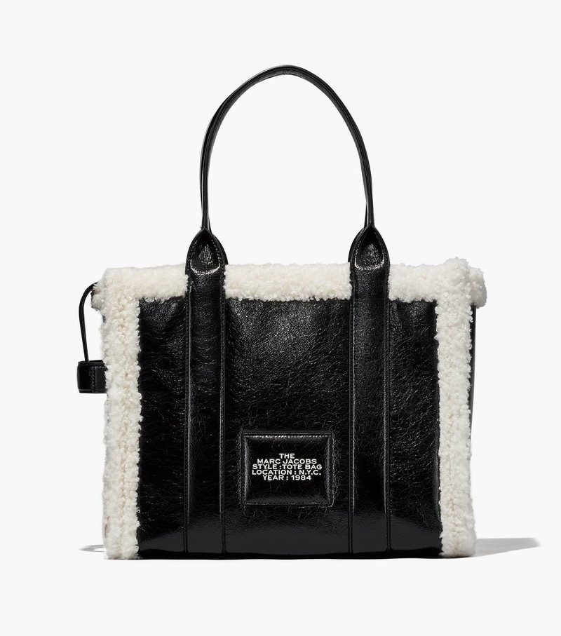 THE CRINKLE LEATHER LARGE TOTE BAG 3