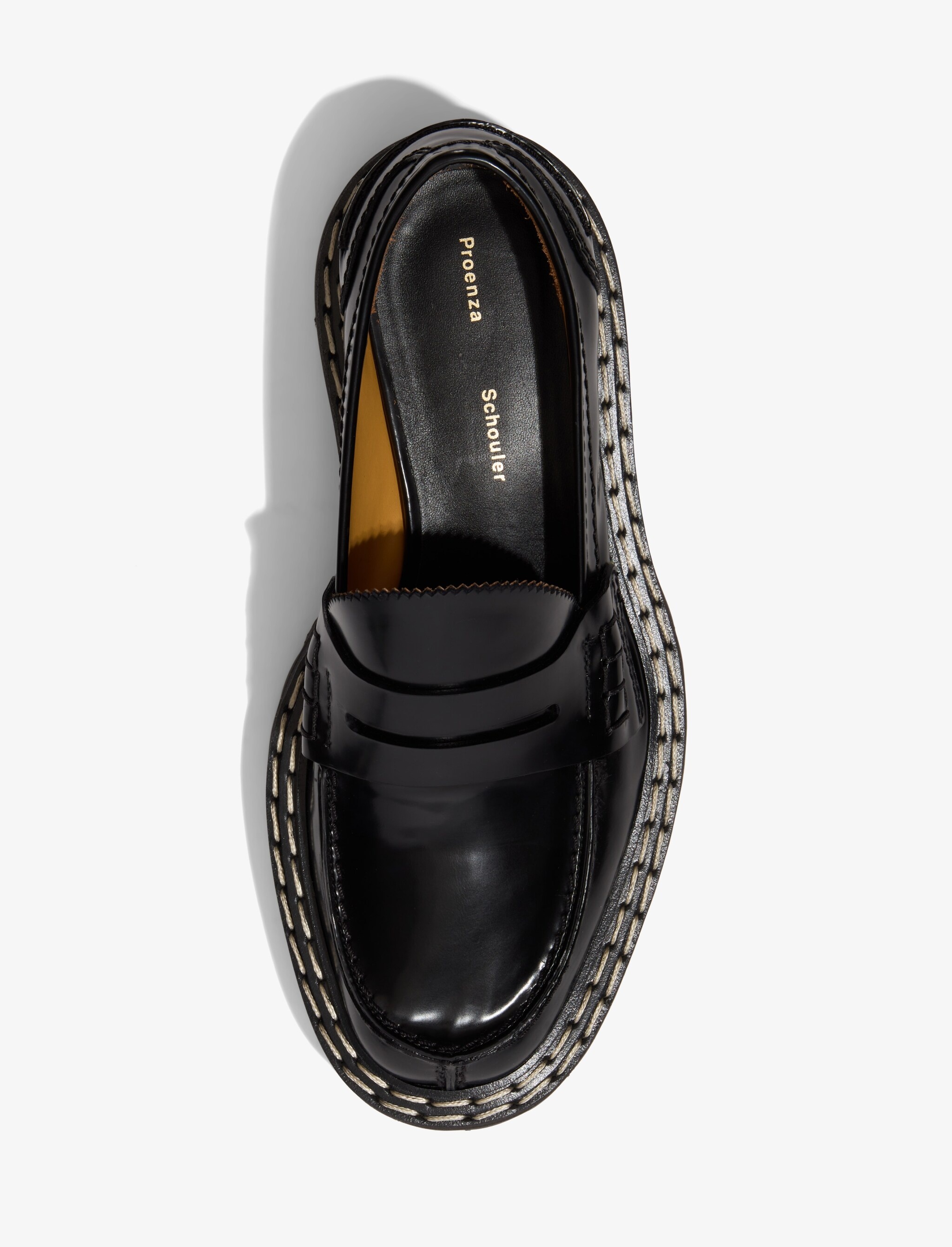 Lug Sole Platform Loafers in Spazzolato Leather - 4
