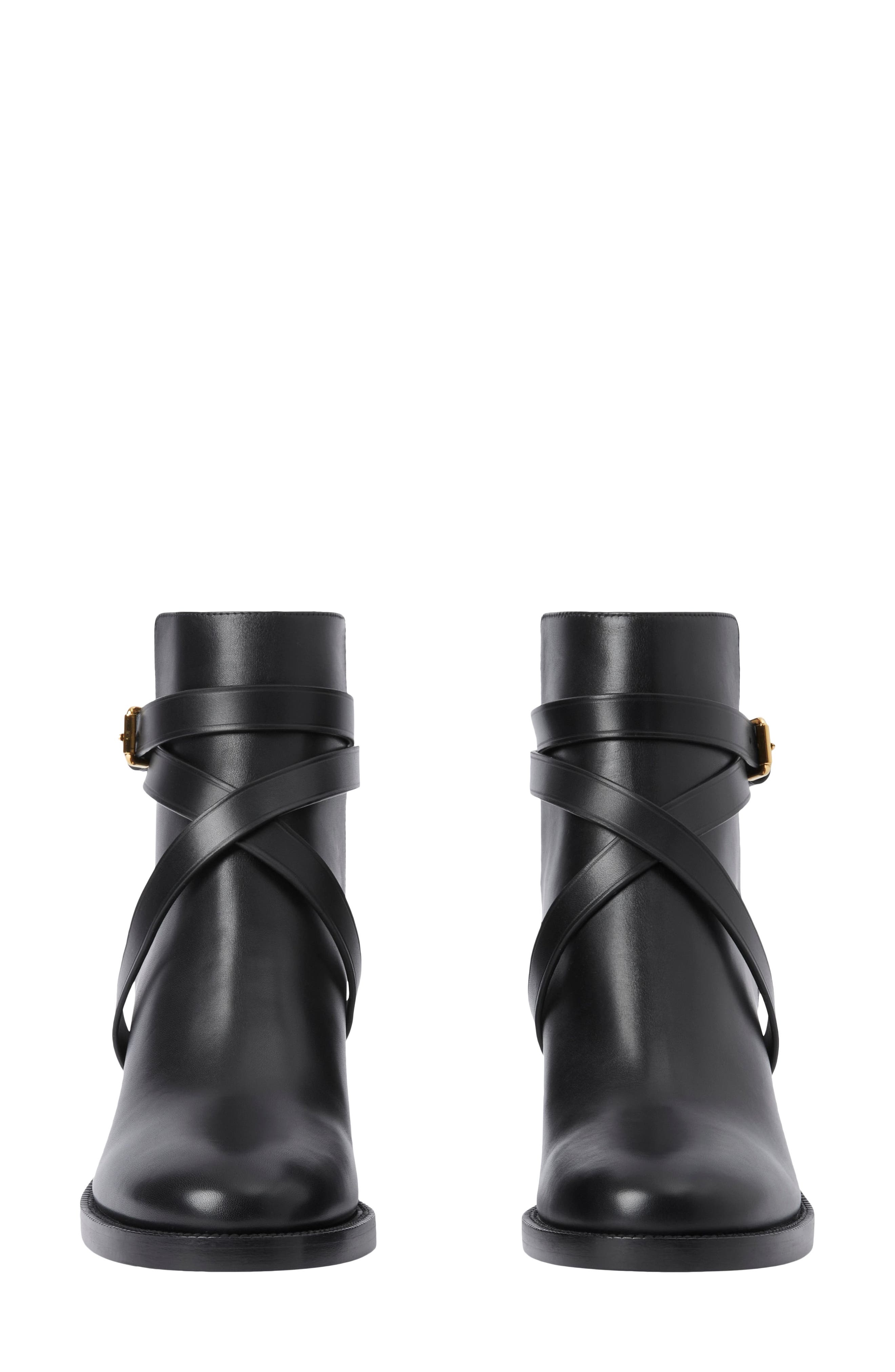 Pryle Check Block Heel Bootie - 3