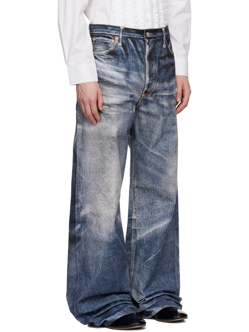 Blue Levi's Edition Inkjet W Name Berberjin Jeans 2