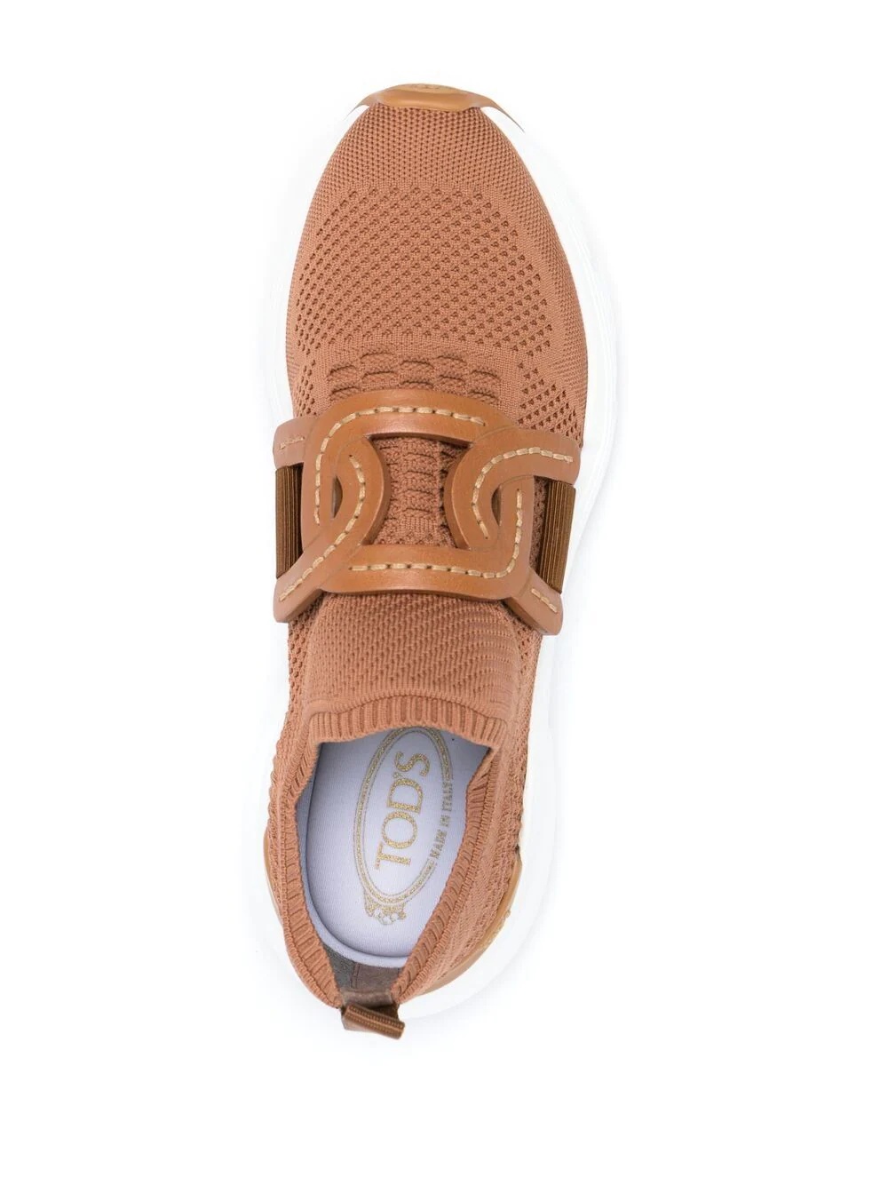 chain-link detail slip-on sneakers - 4