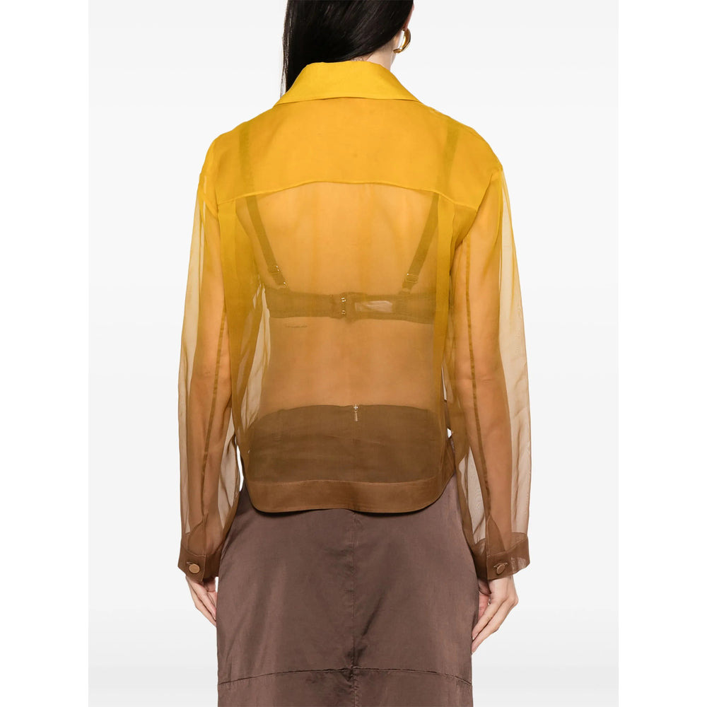 Max Mara Pianoforte Yellow Tops - Shirts Women - 3