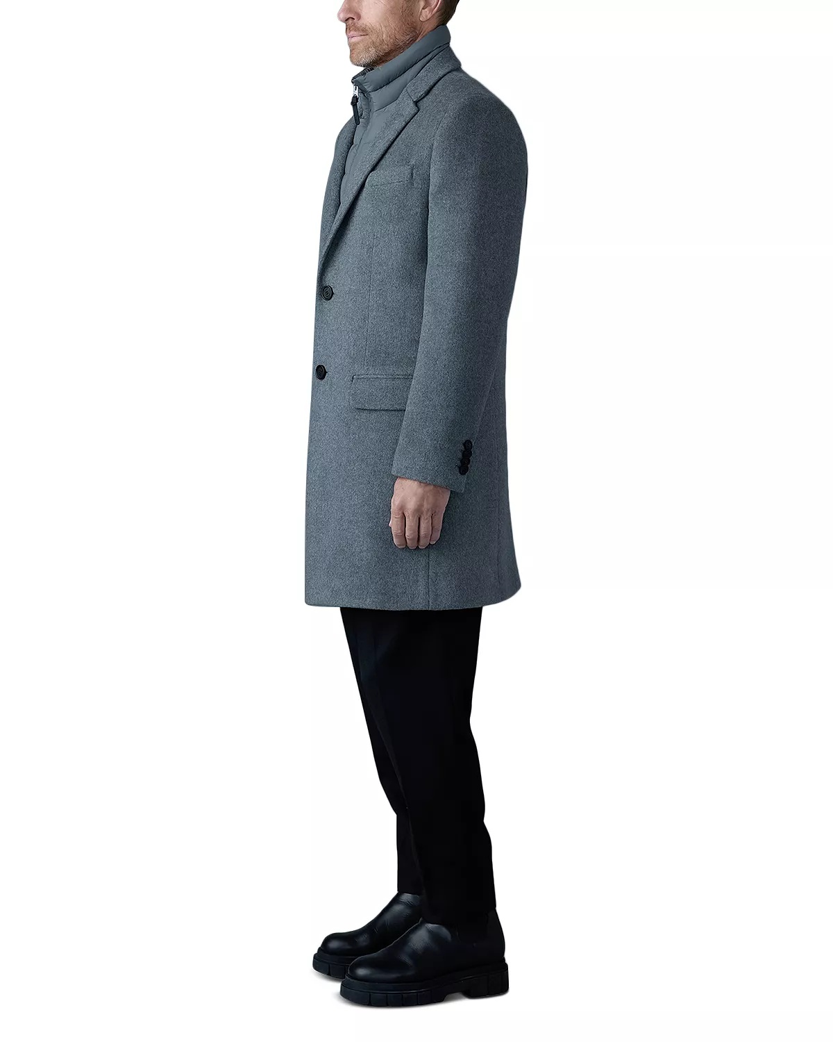 3-in-1 Wool Coat with Removable Down Liner - 2