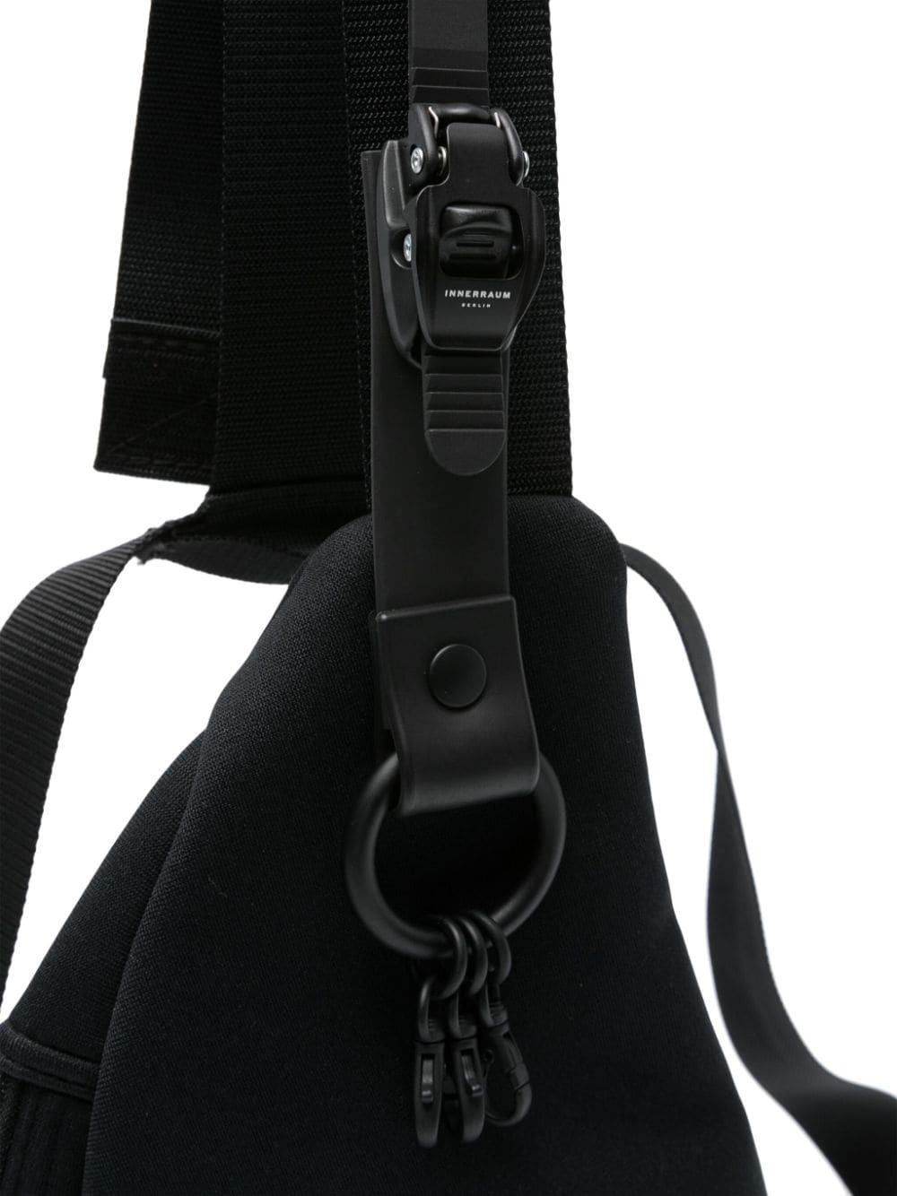 Junya Watanabe MAN Black nylon crossbody bag