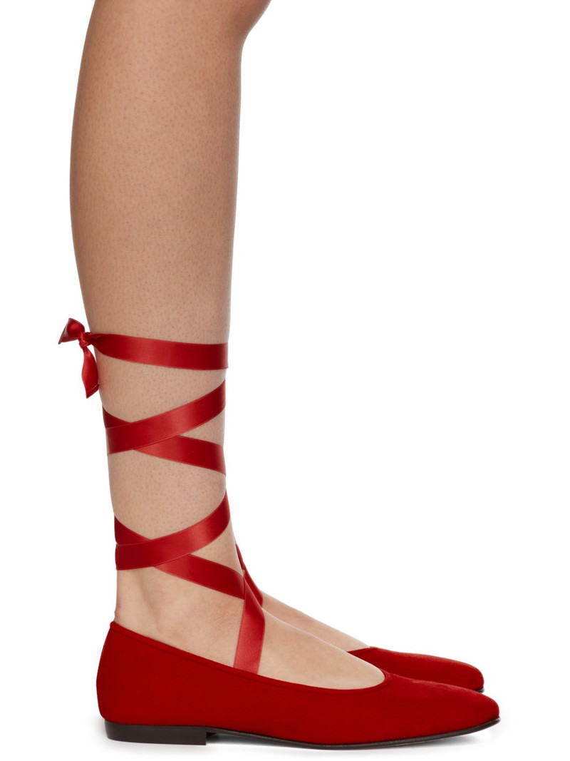 Red Musette Ballerina Flats - 1