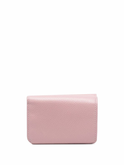 BALENCIAGA Cash two-tone pebbled-texture purse outlook