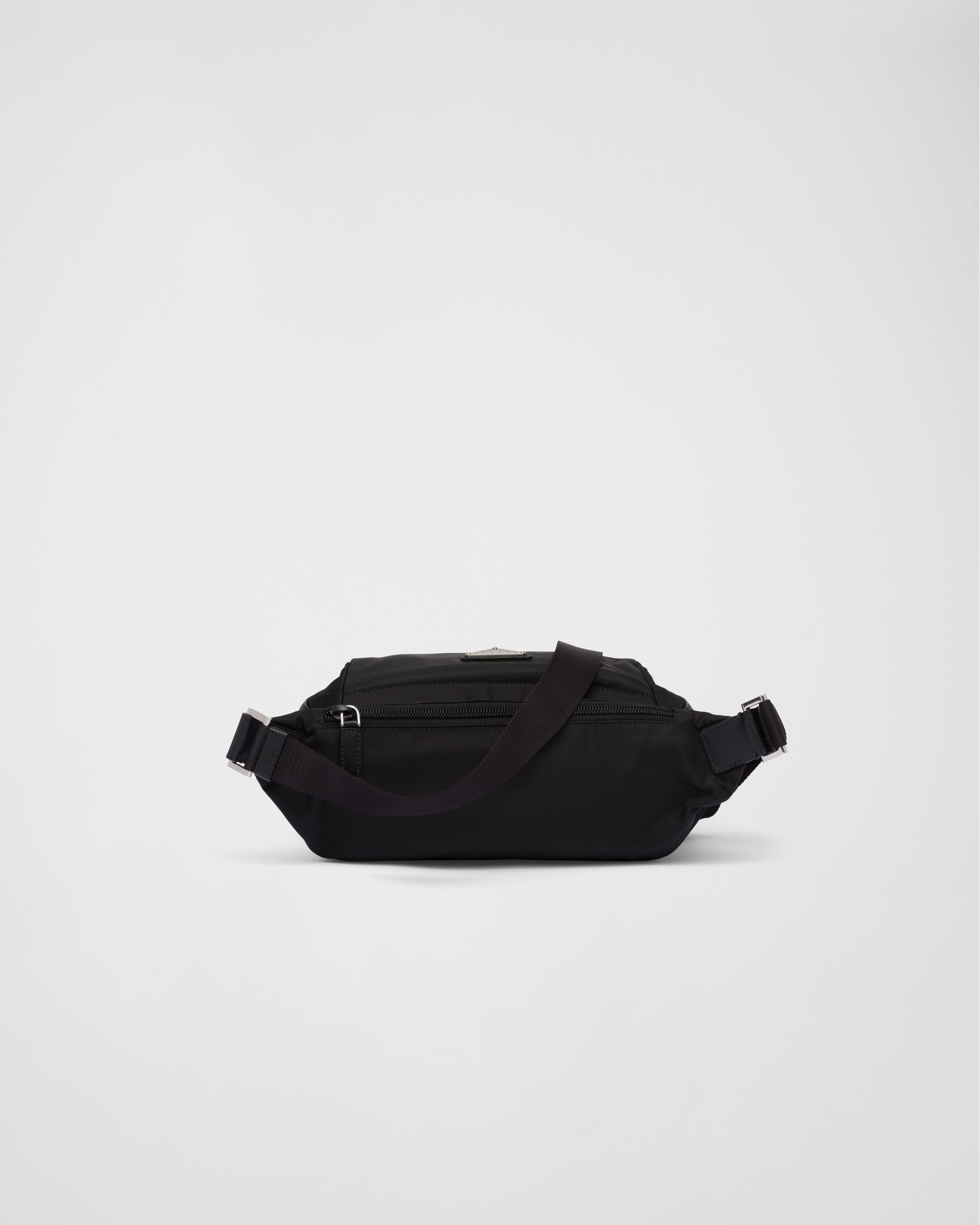 Re-Nylon and Saffiano leather shoulder bag - 4