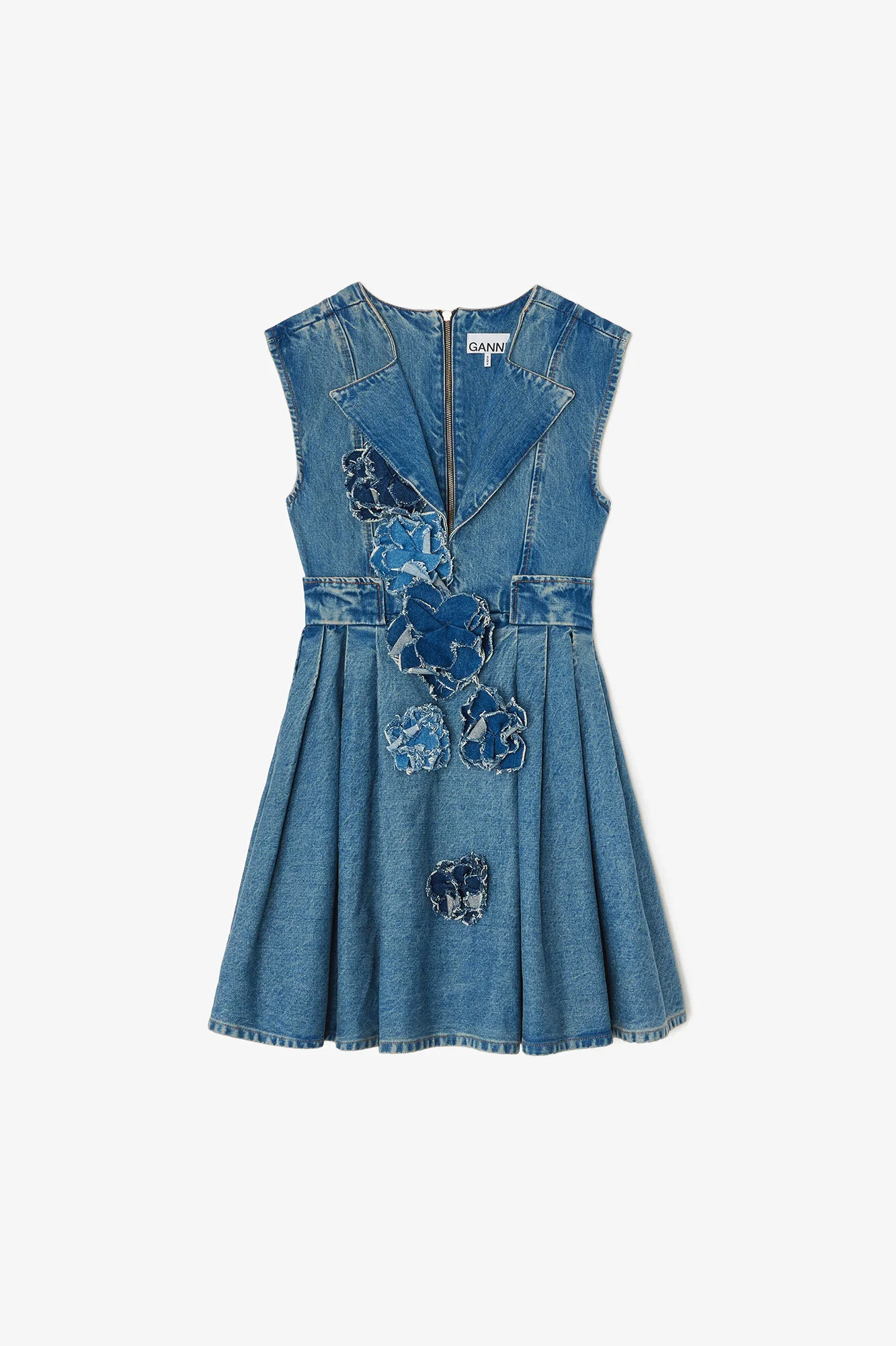DRESS IN RIGID DENIM - 1