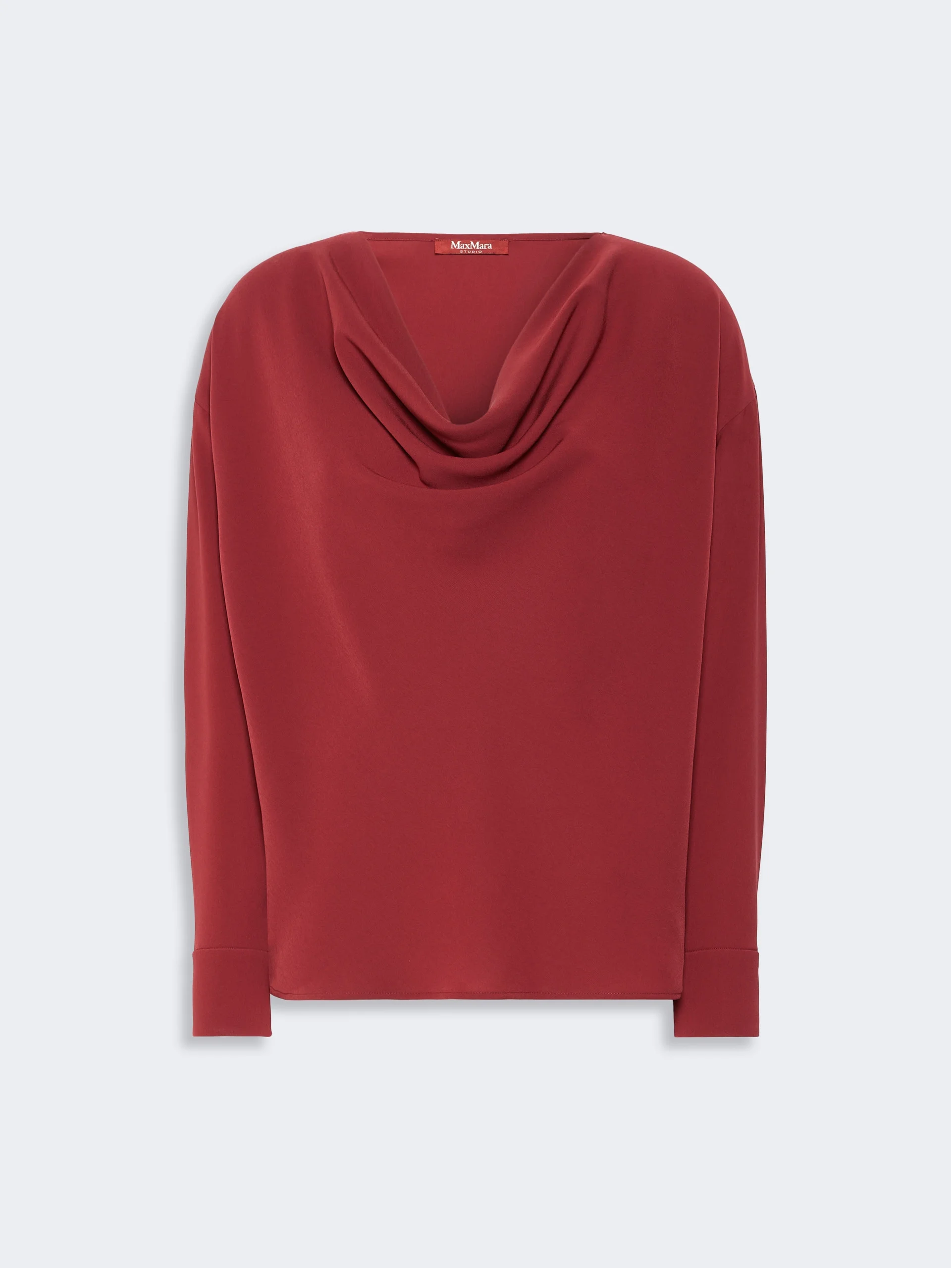 OTTIMO Lightweight technical cady blouse - RUBY - 1