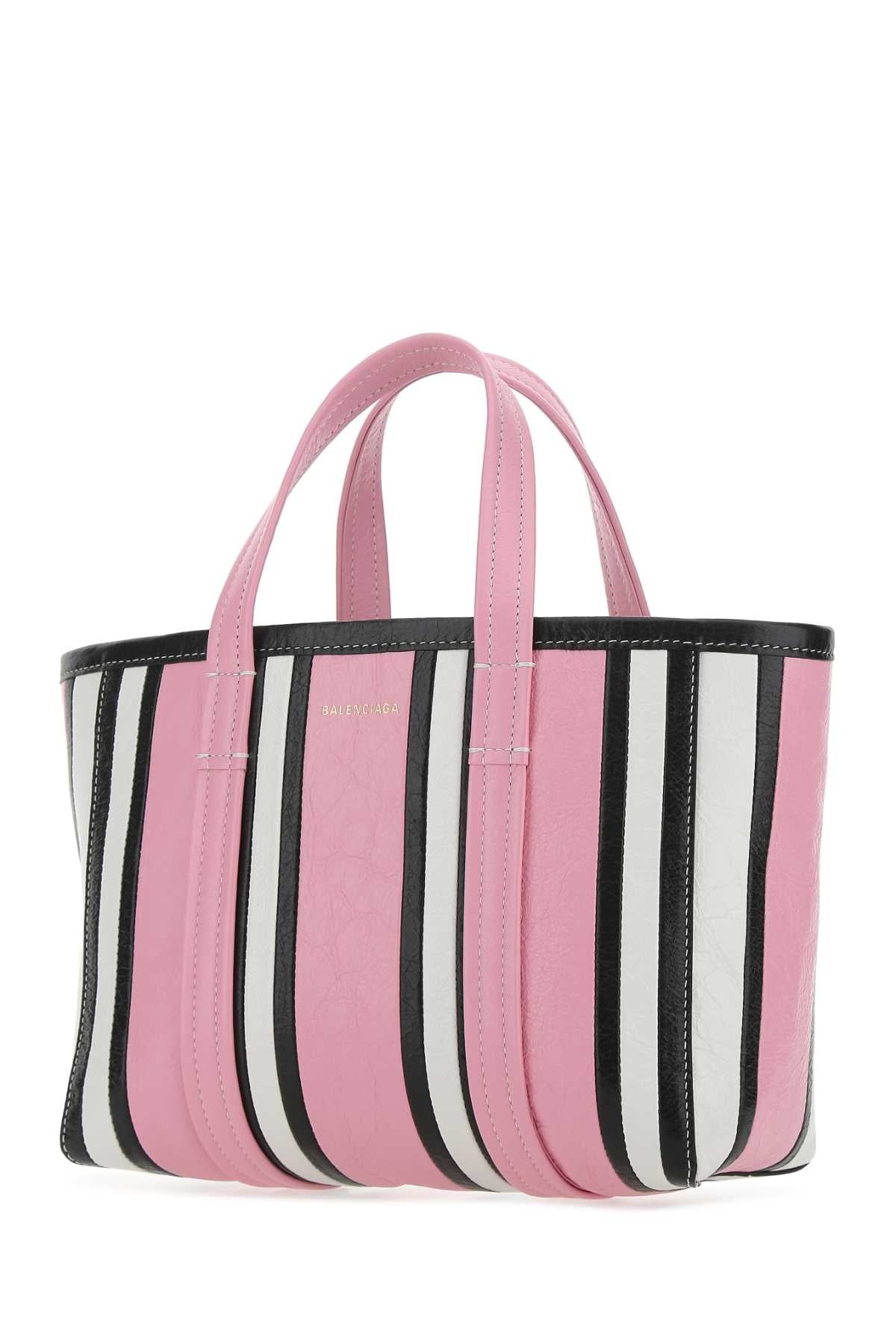 Balenciaga Women Multicolor Leather Small Barbes Shopping Bag - 2