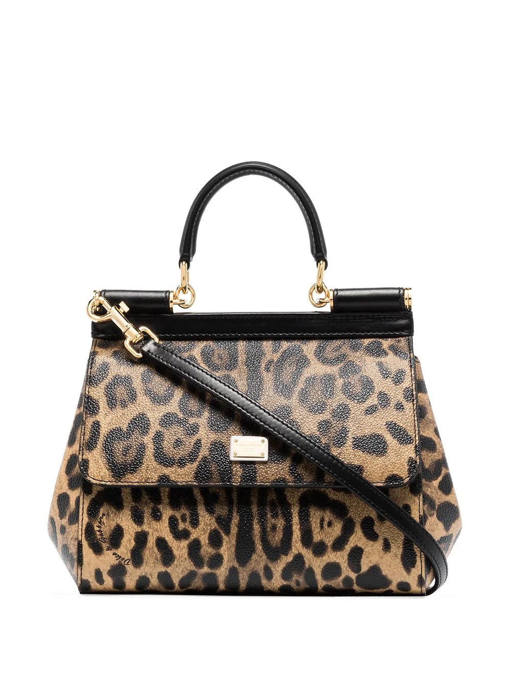 Sicily leopard-print tote bag - 1