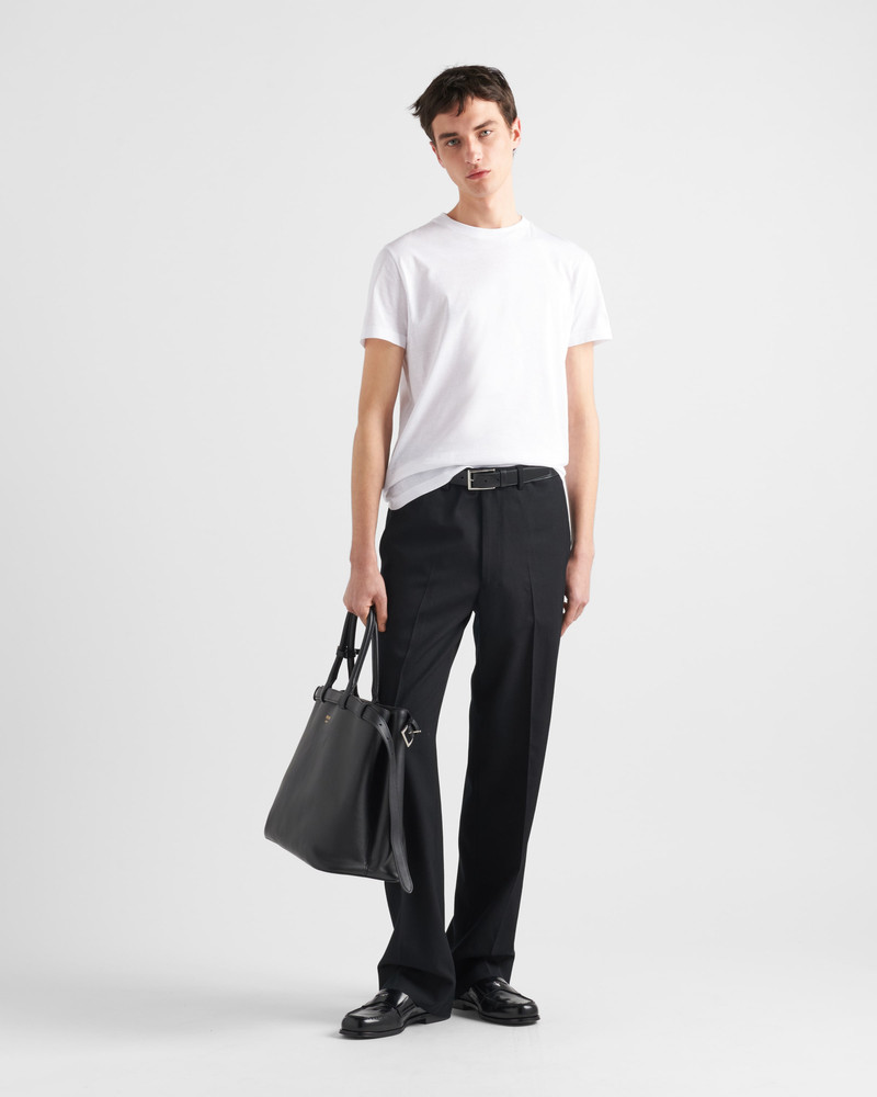 Prada Three Pack Cotton Jersey T-Shirts outlook