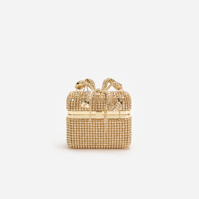 Gold Crystal Vanity Case 1