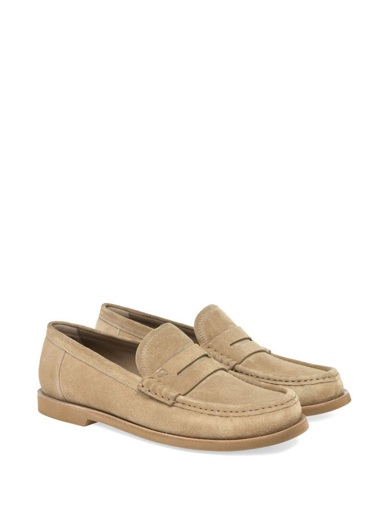 Gianvito Rossi Vernon suede loafers outlook