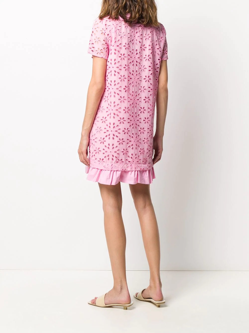 floral broderie anglaise dress - 4