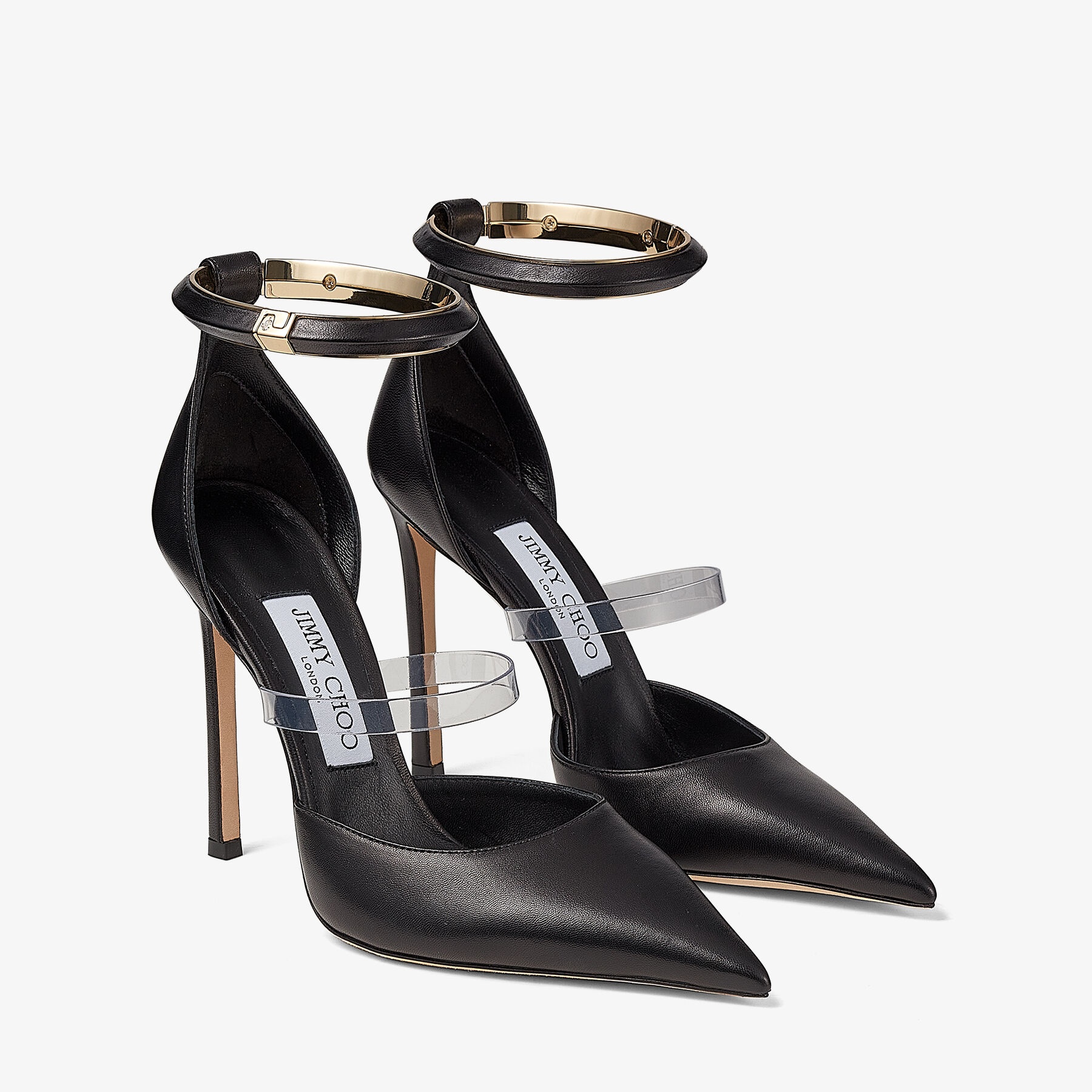 Dreece 110
Black Nappa and Clear Plexi Pumps - 4