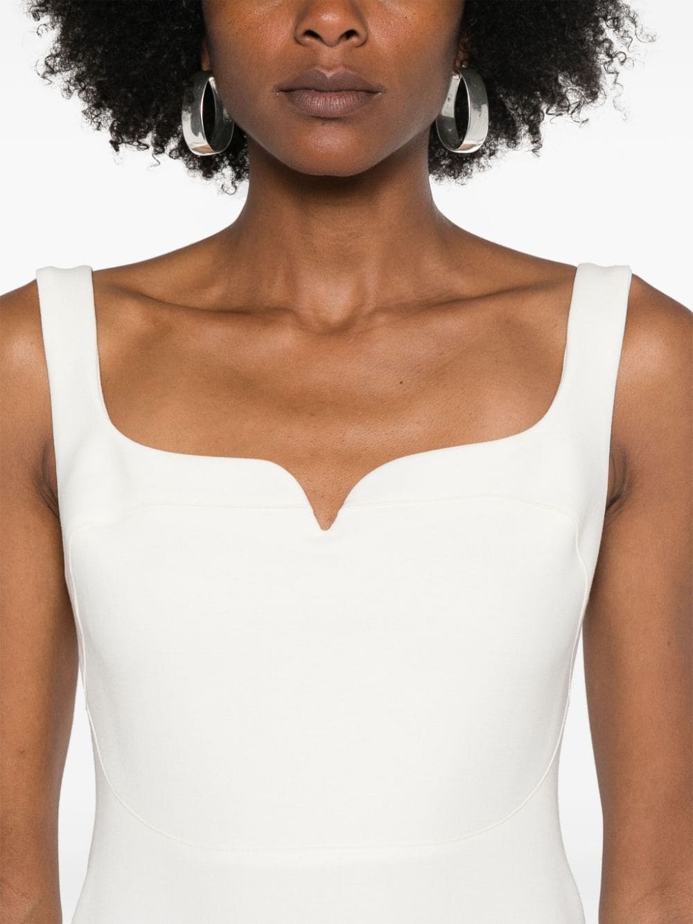 sleeveless midi dress - 5