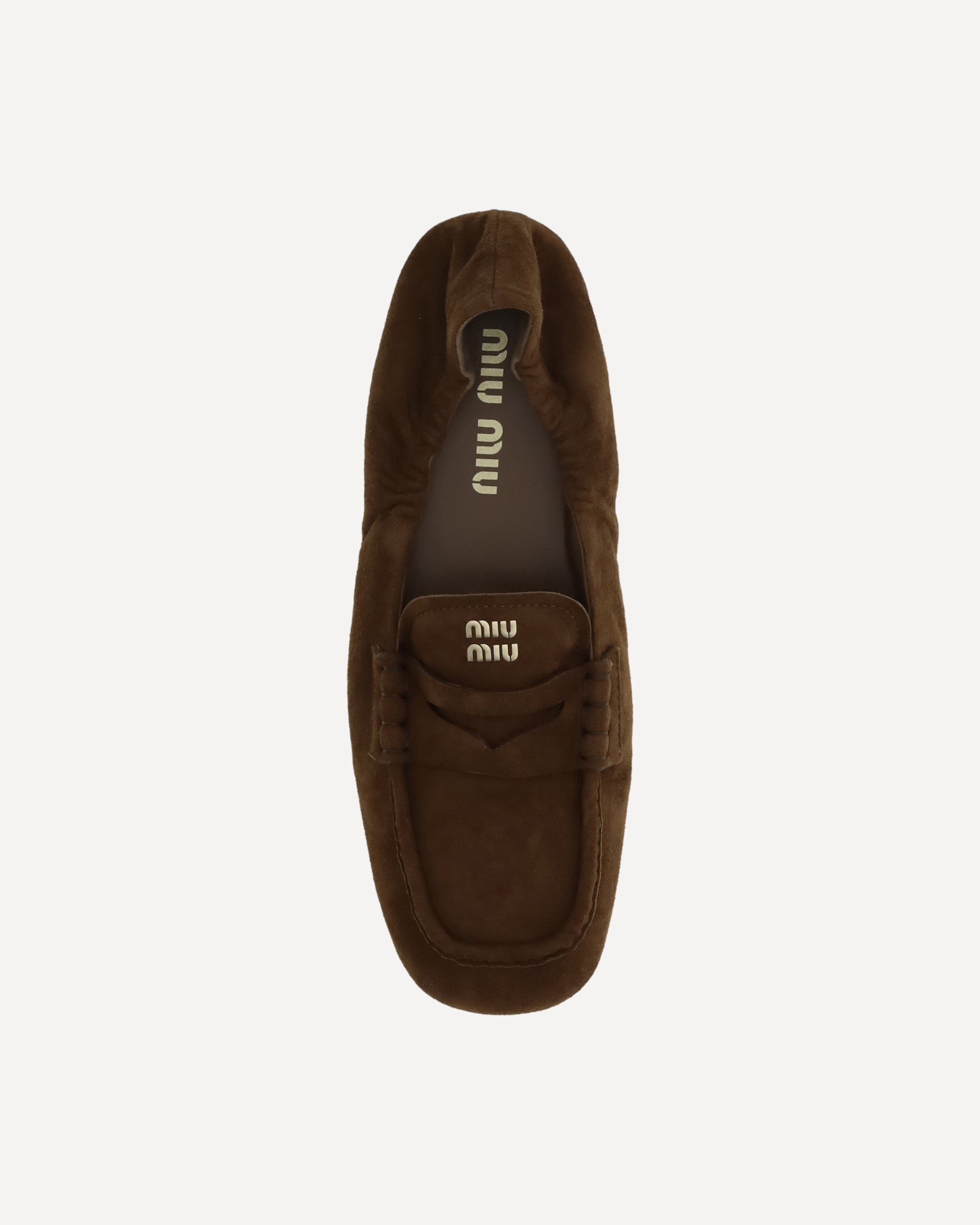 Suede Ruches Loafers - 4