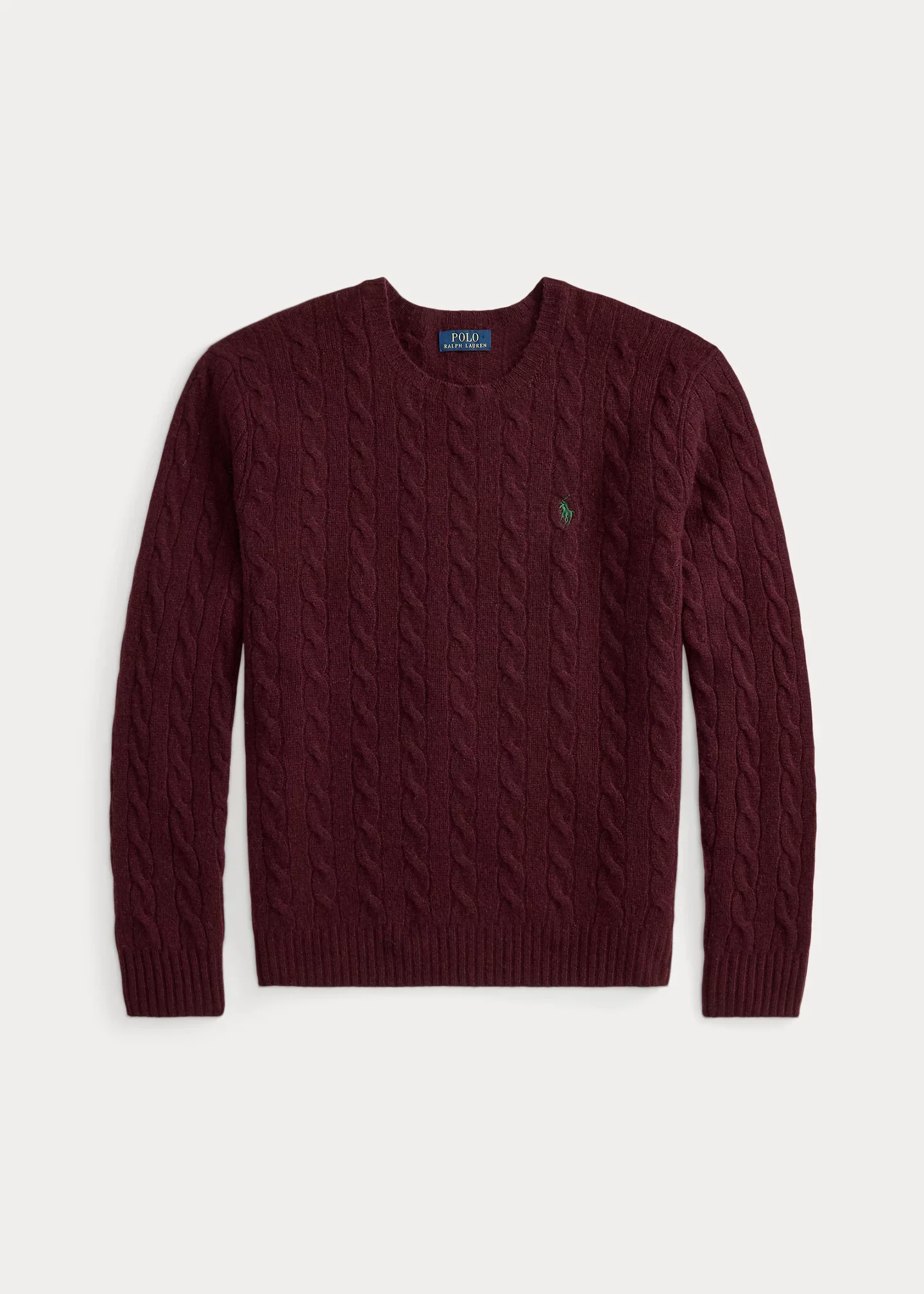 Cable-Knit Wool-Cashmere Sweater - 1
