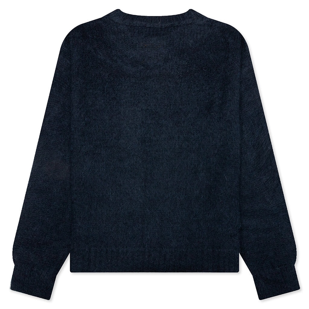 ROUNDNECK KNITTED SWEATER - MIDNIGHT - 2