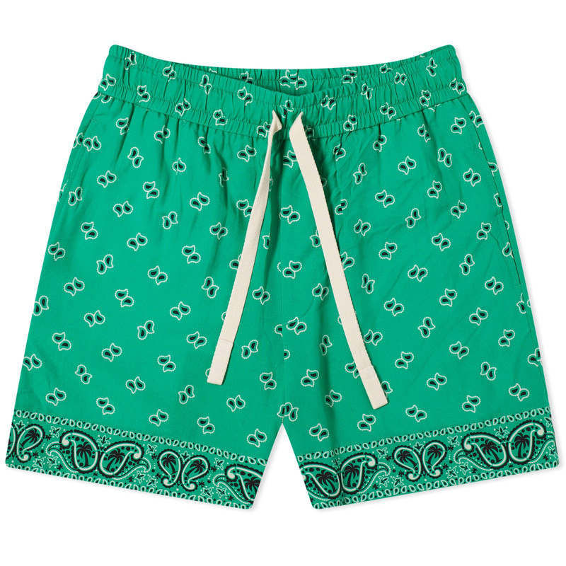 Palm Angels Paisley Shorts 1