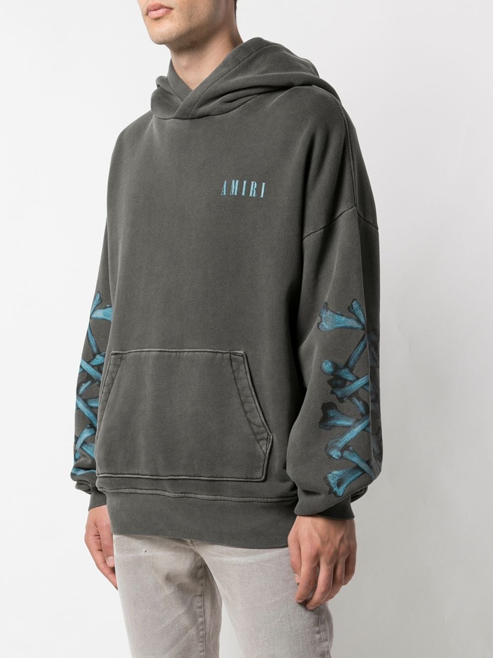 oversized logo print hoodie - 3